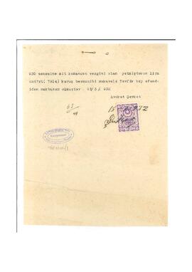 Vergi makbuzu ve ihbarname