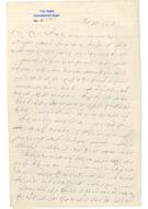 Talha Ebüzziya’nın Vasfi Bey’e mektubu