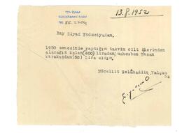 Mücellit Selahaddin Yalçın Öz’ün Ziyad Ebüzziya’dan alacağı