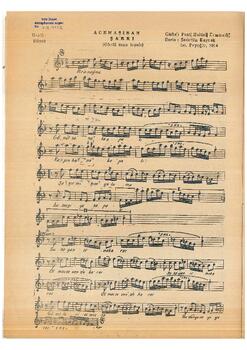 Acem-Aşiran Şarkı