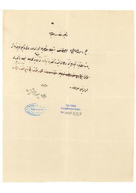 Vali Vekili Şakir Paşa'nın görevden menedilmesi