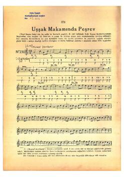 Uşşak Saz Eseri