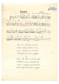 Halk Türküsü "Kuzu" (Sivas Yöresi)