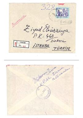 Mükerrem Janina’dan Ziyad Ebüzziya’ya mektup