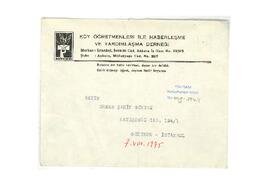 Köy Öğretmenleri ile Haberleşme ve Yardımlaşma'dan Gökyay'a mektuplar