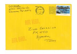 Hüsran’dan Ziyad Ebüzziya’ya kartpostal