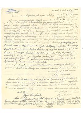 Aliye Hilmi'nin çocuklarına mektupları