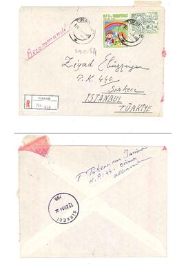 Mükerrem Janina’dan Ziyad Ebüzziya’ya mektup