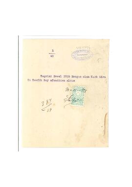 Hizmet ücreti makbuzları