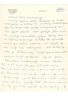 Ziyad Ebüzziya’dan Selman Bey’e mektup