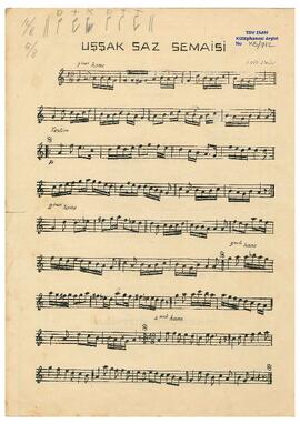 Uşşak Saz Eseri