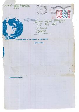 Josyane B. Roth’tan Ziyad Ebüzziya’ya mektup