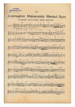 Acem-Aşiran Mevlevi Ayini