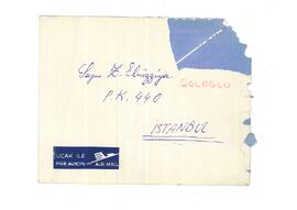 Mahmut Goloğlu’ndan Ziyad Ebüzziya’ya mektup