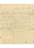 Rıza Tevfik'e Prof. Jacob Israel de Haan'dan mektup