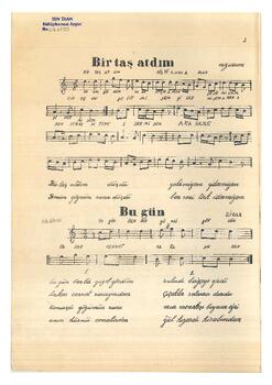 Halk Türküsü (Erzurum Yöresi)