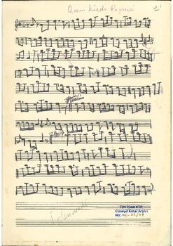 Acemkürdi Saz Eseri