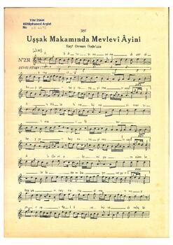 Uşşak Mevlevi Ayini